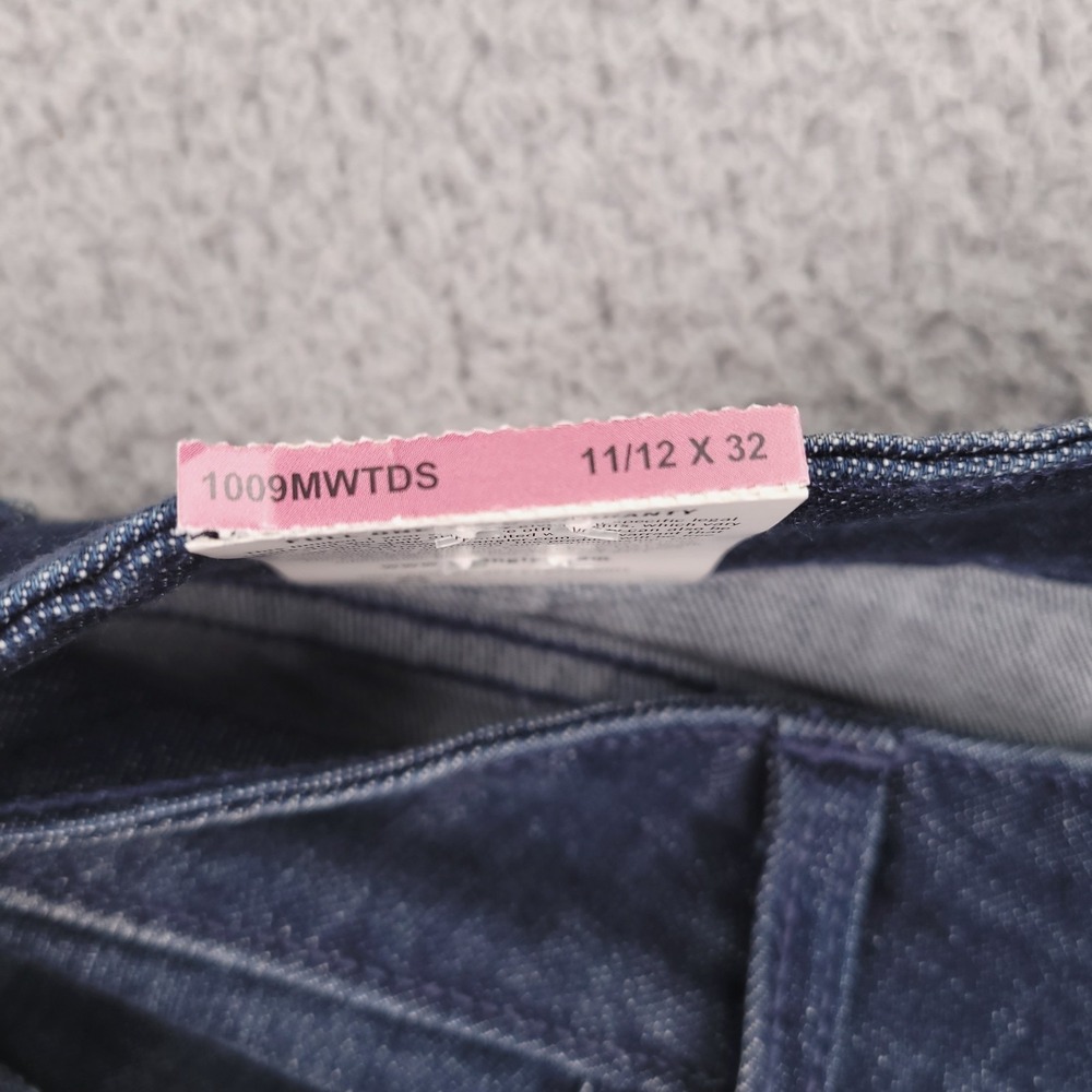 WRANGLER Jeans Size 11/12 Straight Leg Mid Rise Blue Denim 31x32 NEW - Picture 8 of 16